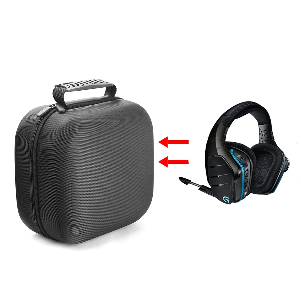 

Portable Case for Logitech G933 Artemis Spectrum Wireless 7.1 Gaming Headset Earphone Holder Case Storage Carrying Hard Bag