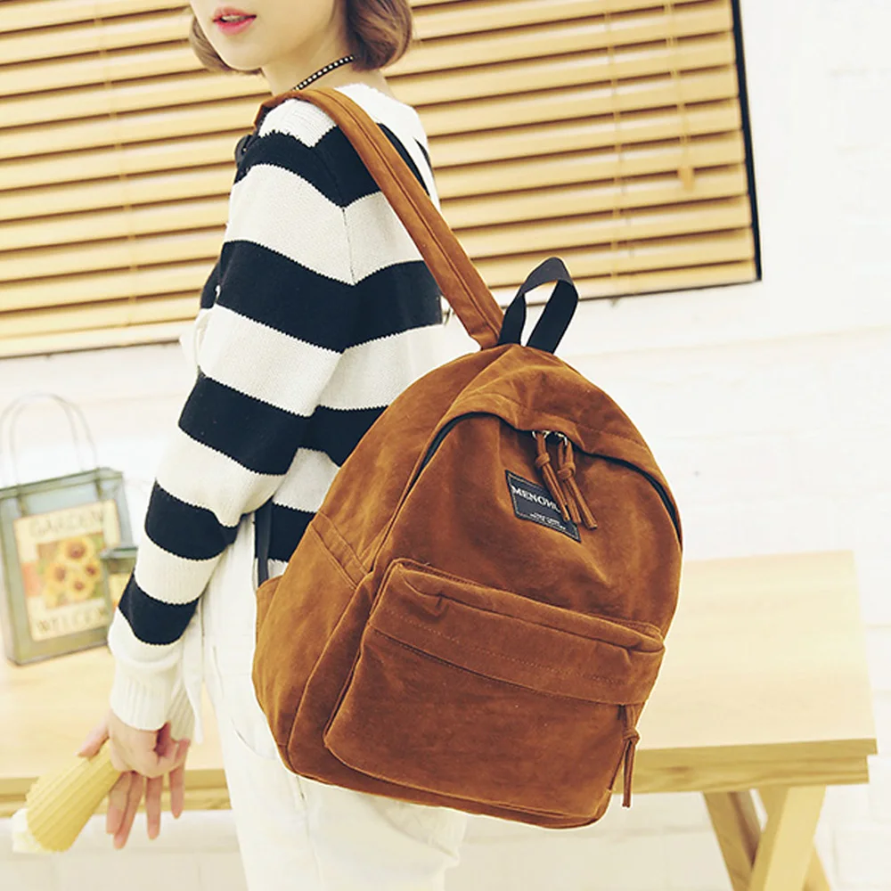 

women Backpack Preppy Suede Backpacks Girls School Bags Vintage Backpack Travel Bag Female Backpack Burgundy Gray Black Mochila