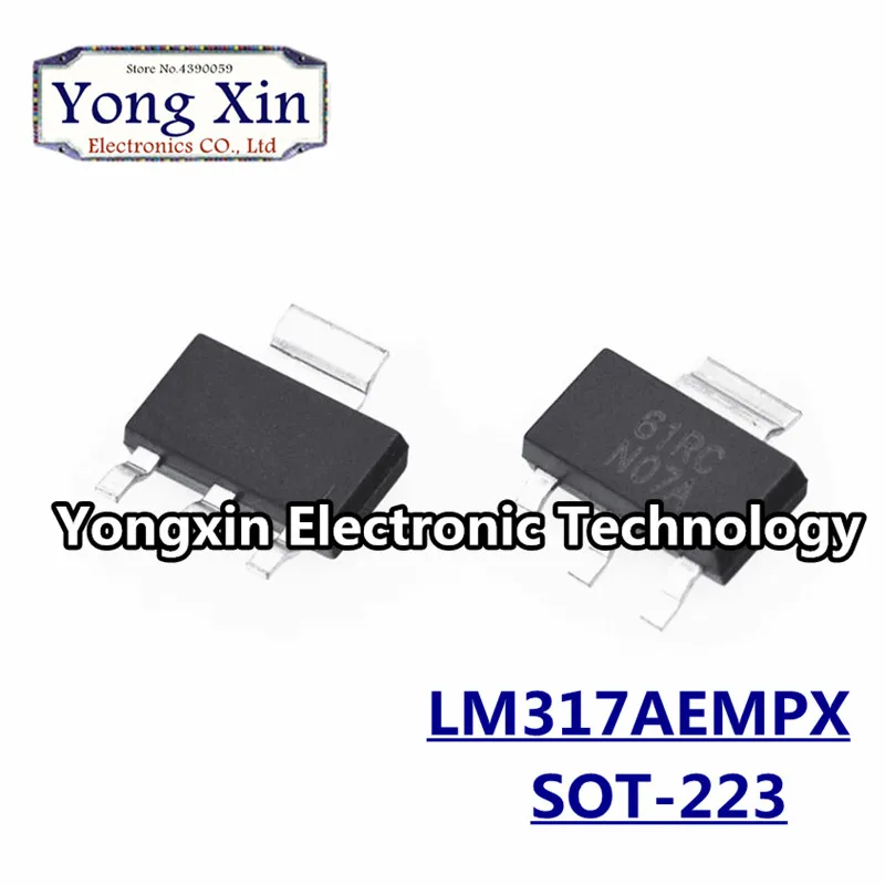100 шт. LM317AEMPX LM317AEMP LM317 317 N01A N07A SOT-223 оригинальный новый | Обустройство дома