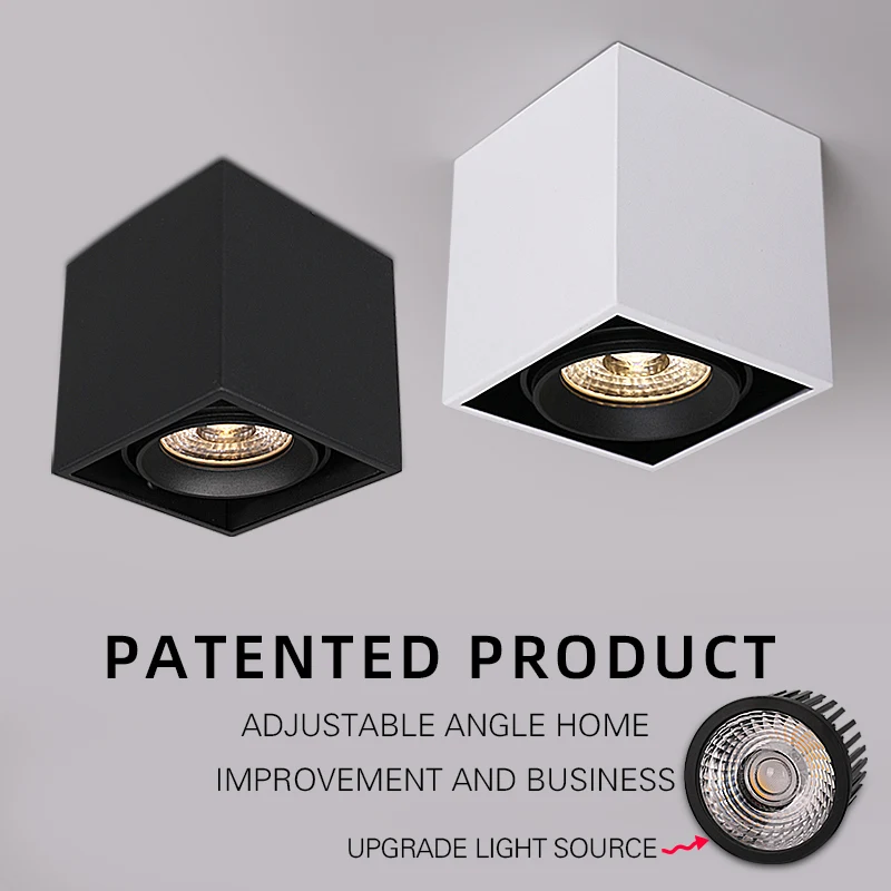 Puluoti регулируемая одежда на одно плечо магазин потолочный светильник поверхностный прожектор