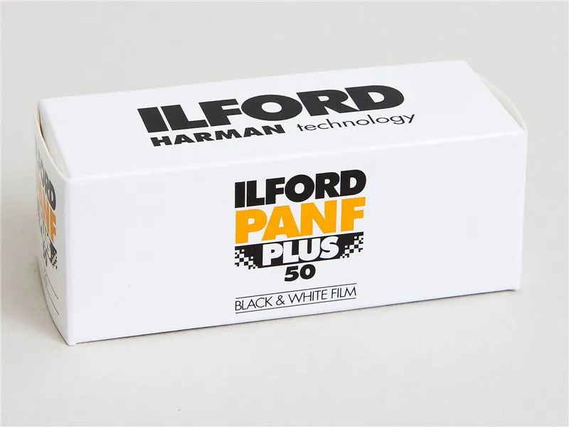 5 X Ilford PANF Plus 50 черно-белая пленка 120 среднего формата рулонная пленка