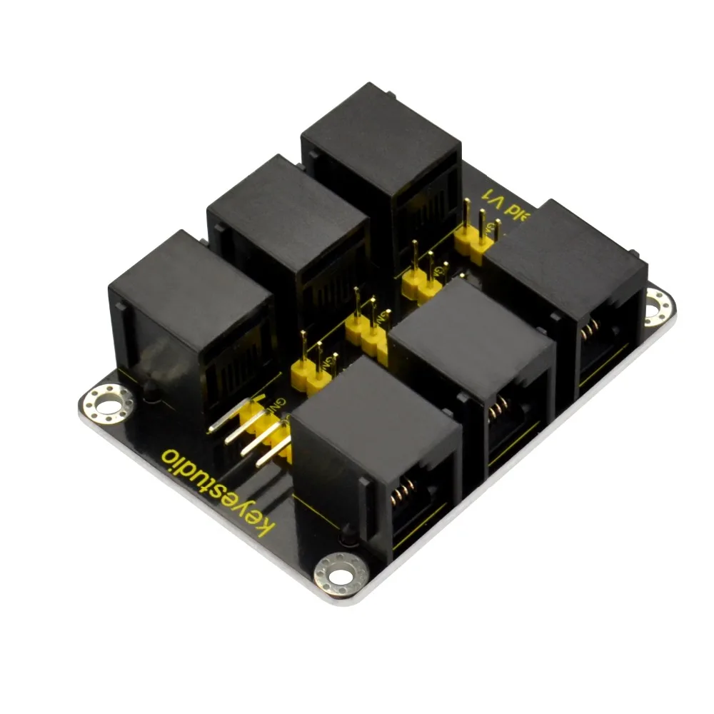 Keyestudio EASY plug RJ11 IIC интерфейс преобразования щит для Arduino стволовых