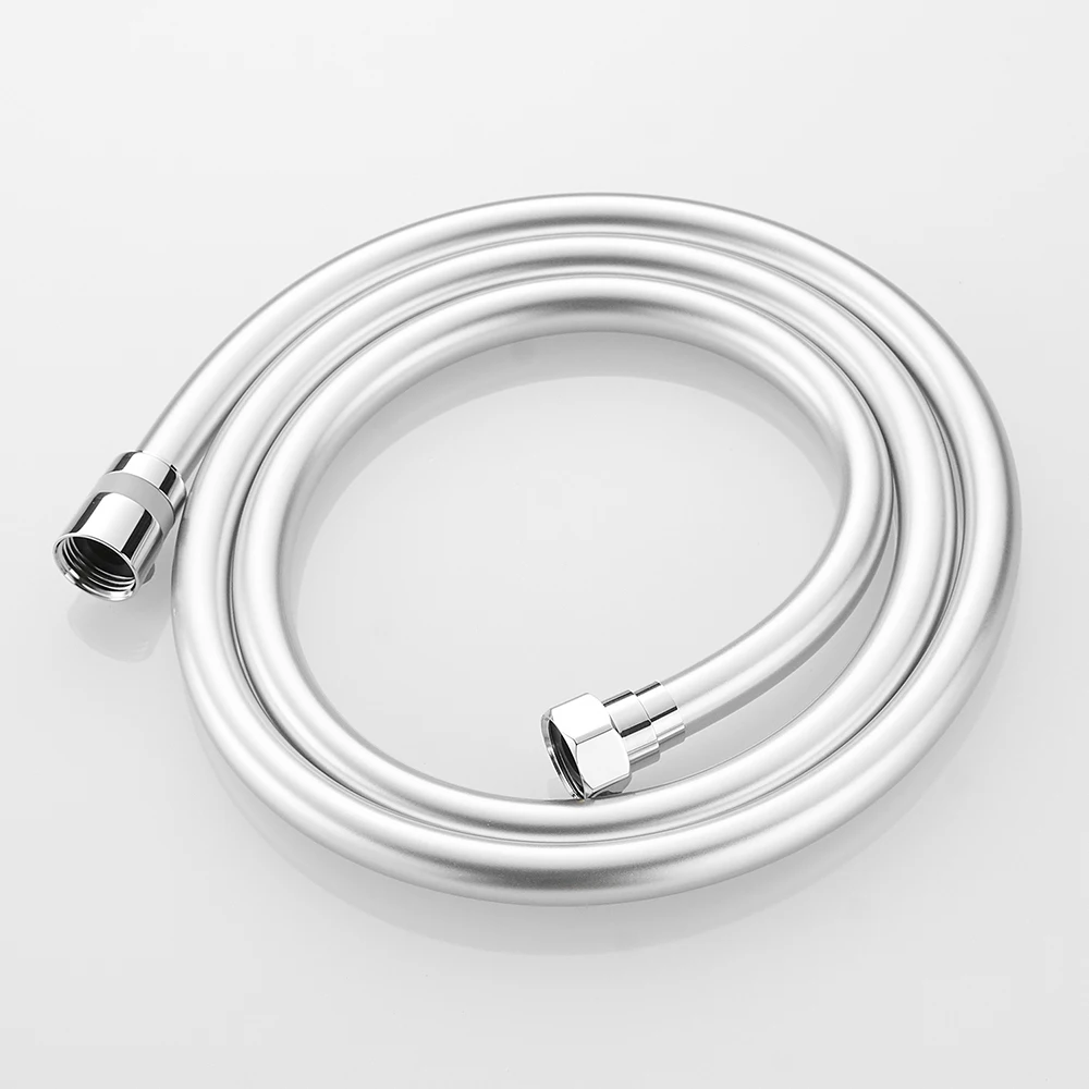 MTTUZK السباكة خراطيم PVC 1.5 متر/2 متر ارتفاع ضغط أسود PVC السلس دش خرطوم للحمام يده دش رئيس خرطوم استحمام مرن