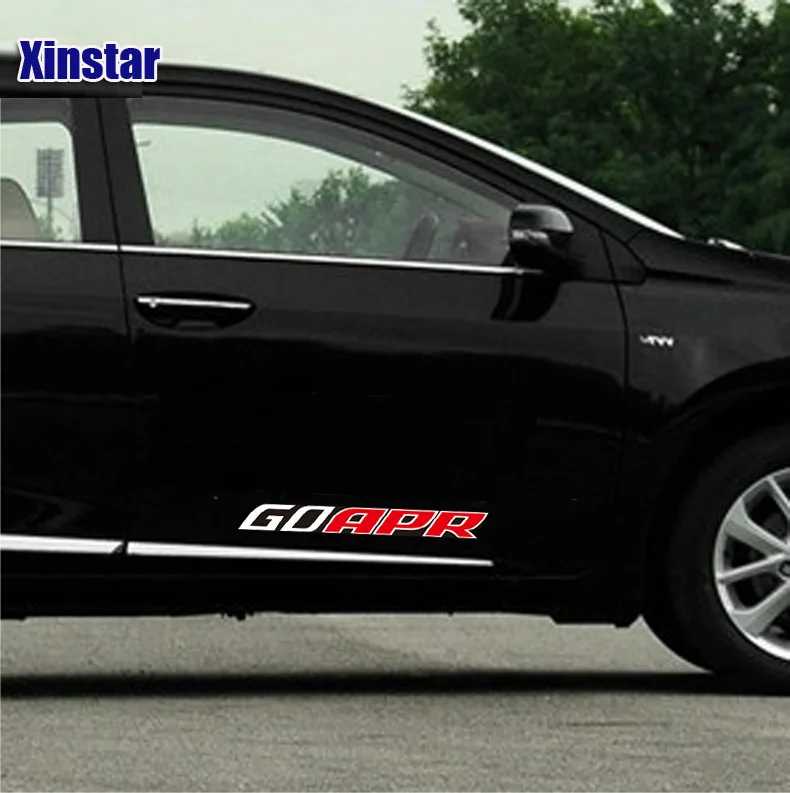 2 шт. наклейки на боковые кузова автомобиля для Volkswagen VW R RLINE GTI AUDI SLINE RS|Наклейки