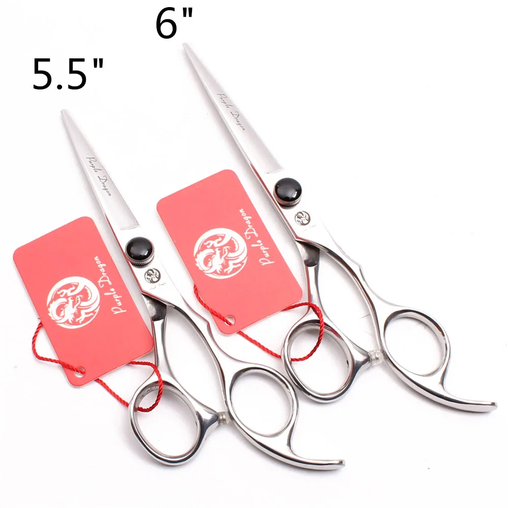 

5.5" 6" JP 440C Black GEM Purple Dragon Haircut Scissors Professional Hairdresser's Scissors Cutting Shears Hair Scissors Z9013