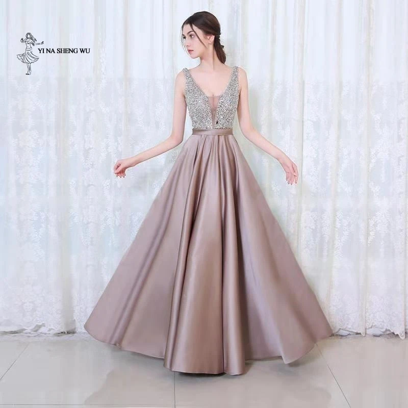 Women Sleeveless Sequins V sexy strapless Long dress Formal Party Dresses Floor Length evening Club Ballroom Dresses