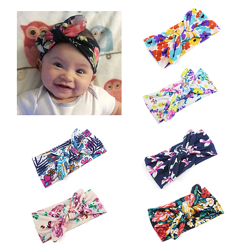 Buy 6PCS New Fashion Baby Girls Hair Band Knotted
