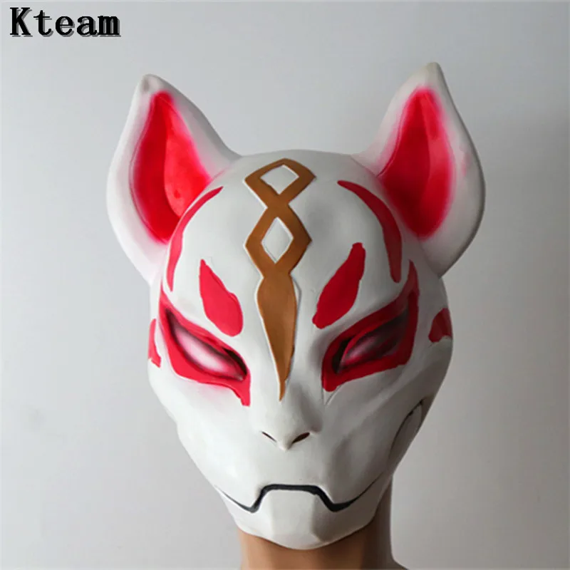 

New Game Drift Cosplay Face Mask Fox kitsune Animal Full Head Adult Unisex Masquerade Helmet Props Party Halloween Fancy Dress