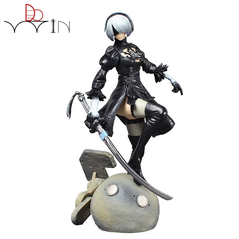 

14cm NieR Automata 2B YoRHa No. 2 Type B PVC Figure Collectible Model Toy