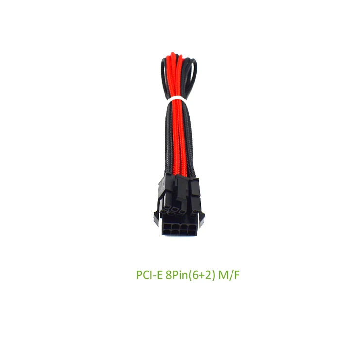 atx pcie cable nylon sleeved (4)