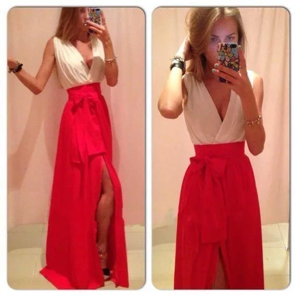 

Simple Type 2017 Best Selling A line Floor Length Long Women Evening Dresses with Bow Side Slit Sweep Train Gowns 2014 AA72