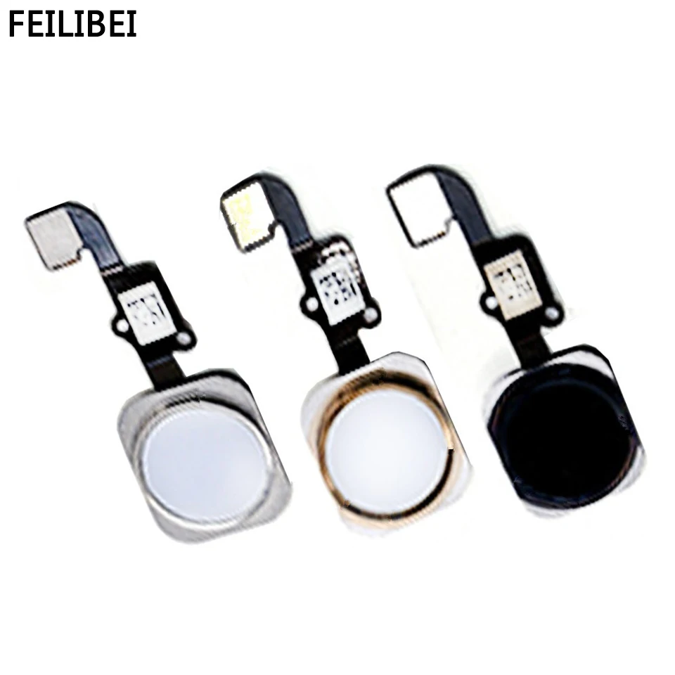 

New Original 4.7" For iPhone 6 6Plus 5.5" Home Button Flex Cable Replacement Repair Parts Black Gold White