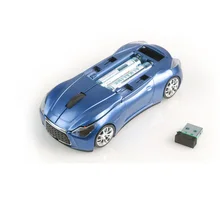 Беспроводная компьютерная мышь геймер классная форма мини-автомобиля Мыши оптическая игровая мышь с usb-приемником для ПК ноутбука подарок