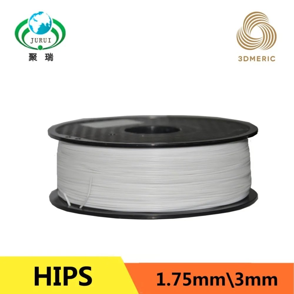 

High Quality 7 Colours Optional 3D Printer Filaments plastic HIPS 1.75mm Consumables Material