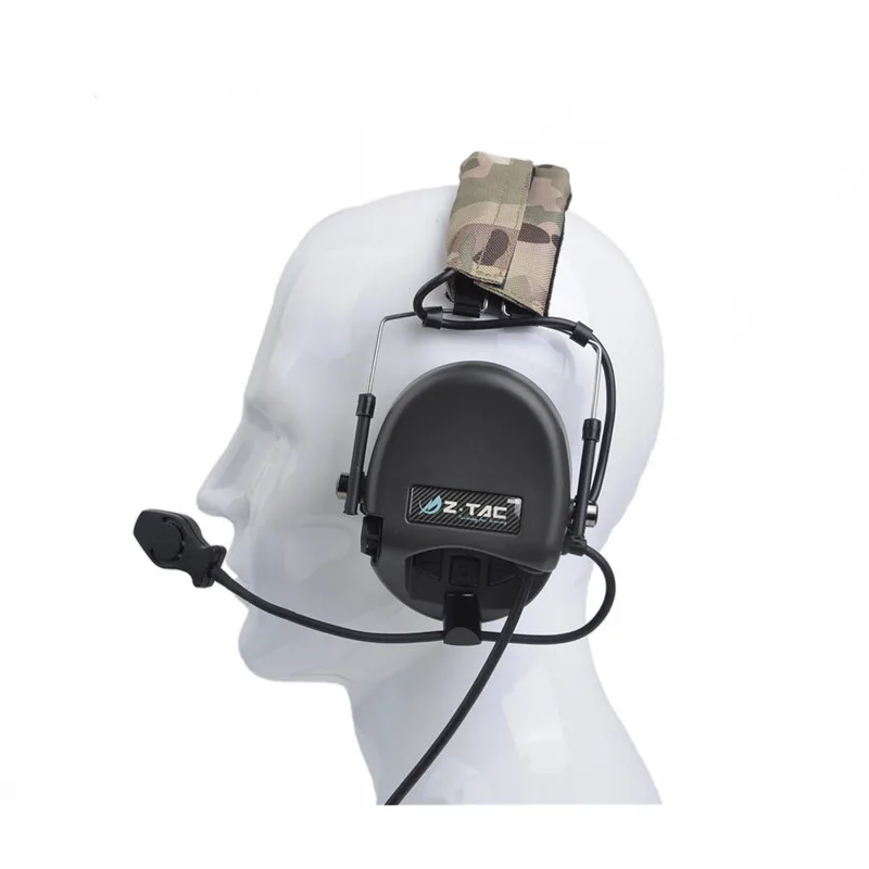 Z-tactical Z-tac Z110 Military Headphone Softair Outdoor Headband Version Fits Under New Or Legacy Helmets