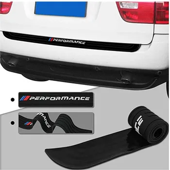 

Car Rear Bumper Trim Guard Plate ProtectorFor bmw Performance e39 e46 e90 f30 f10 f01 f20 f32 f33 Z4 X1 2018 Rubber Sticker