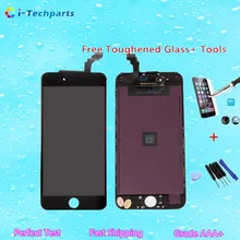 NO DEAD PIXELS, Free DHL Shipping High Quality AAA+ LCD Display and Digitizer Screen Frame Assembly for iPhone 6 4.7 ,10pcs/Lots