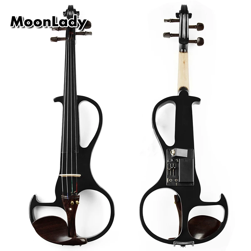 4/4 ABS Electric Violin Black Musical Instruments High Quality Stringed