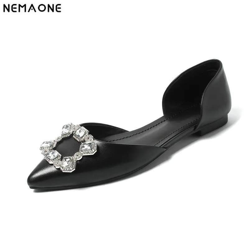 

New summer Casual Flat Shoes For Women Breathable Comfortable Soft-soled Shoes Pointed Toe Flat Women Shoes Shallow