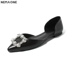 New summer Casual Flat Shoes For Women Breathable Comfortable Soft-soled Shoes Pointed Toe Flat Women Shoes Shallow