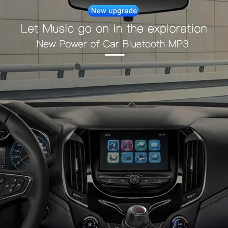 Двойной USB Bluetooth fm-передатчик Handsfree Аудио Автомобильный MP3-плеер беспроводной в автомобиле fm-модулятор с ЖК-дисплеем/быстрая зарядка