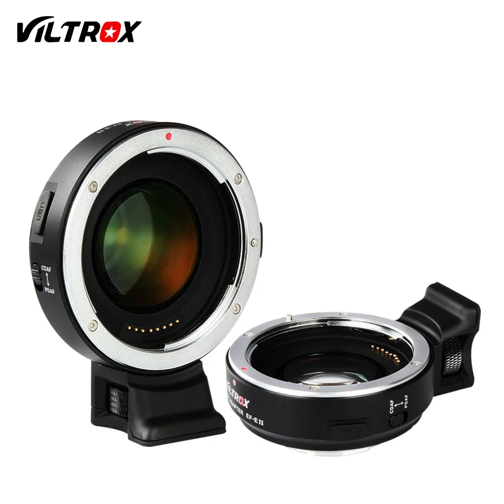 

Viltrox EF-E II Auto Focus Reducer Speed Booster Lens Adapter for Canon EF Lens to Sony NEX E Camera A9 A7 A7R A7SII A6500 NEX-7