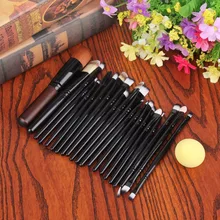 T2N2 New Promotion!!! 20pcs Makeup Brushes + Powder Foundation Brush + Sponge Puff Makeup Toiletry Tool Kits