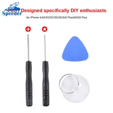 10 компл./лот 4 в 1 инструменты для разборки для iPhone 6 plus 5 5S 4 Набор отверток Набор инструментов для ремонта смартфонов