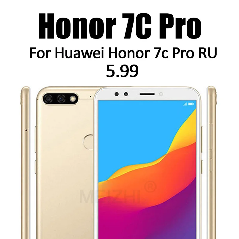 2 шт./лот, полное стекло для huawei Honor 7x7 s 7c 7a Pro, закаленное стекло, Защитная пленка для A7 C7 S7 X7 7 A C S X 7apro 7cpro - Цвет: RU 7c pro 5.99inch