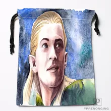 Custom Hobbit Legolas Drawstring Bags Travel Storage Mini Pouch Swim Hiking Toy Bag Size 18x22cm#0412-03-24