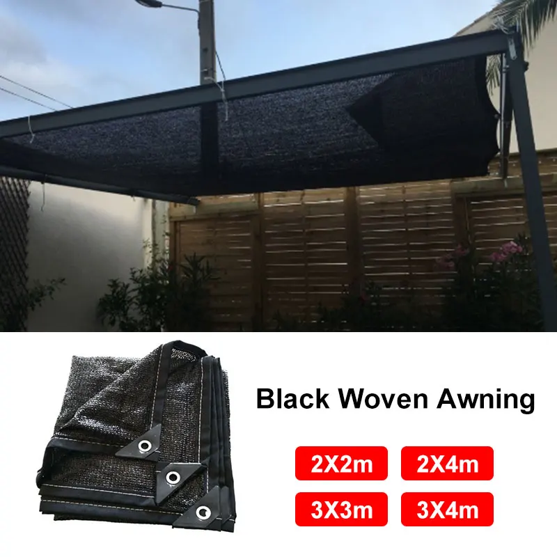 

Black Camping Canopy Tent Outdoors for Garden Waterproof Moisture Proof Sun Shade Screen for Camp Travel Shelter Awning