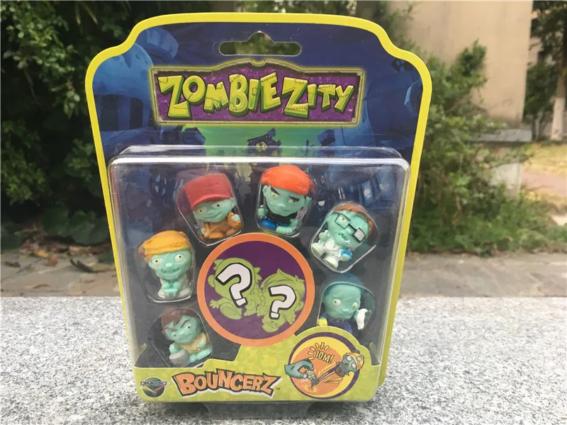 Zombie Zity Bouncerz Мини Фигурки 6+ 2 скрывают специальное издание упаковка игрушек фигурки случайная отправка Новые