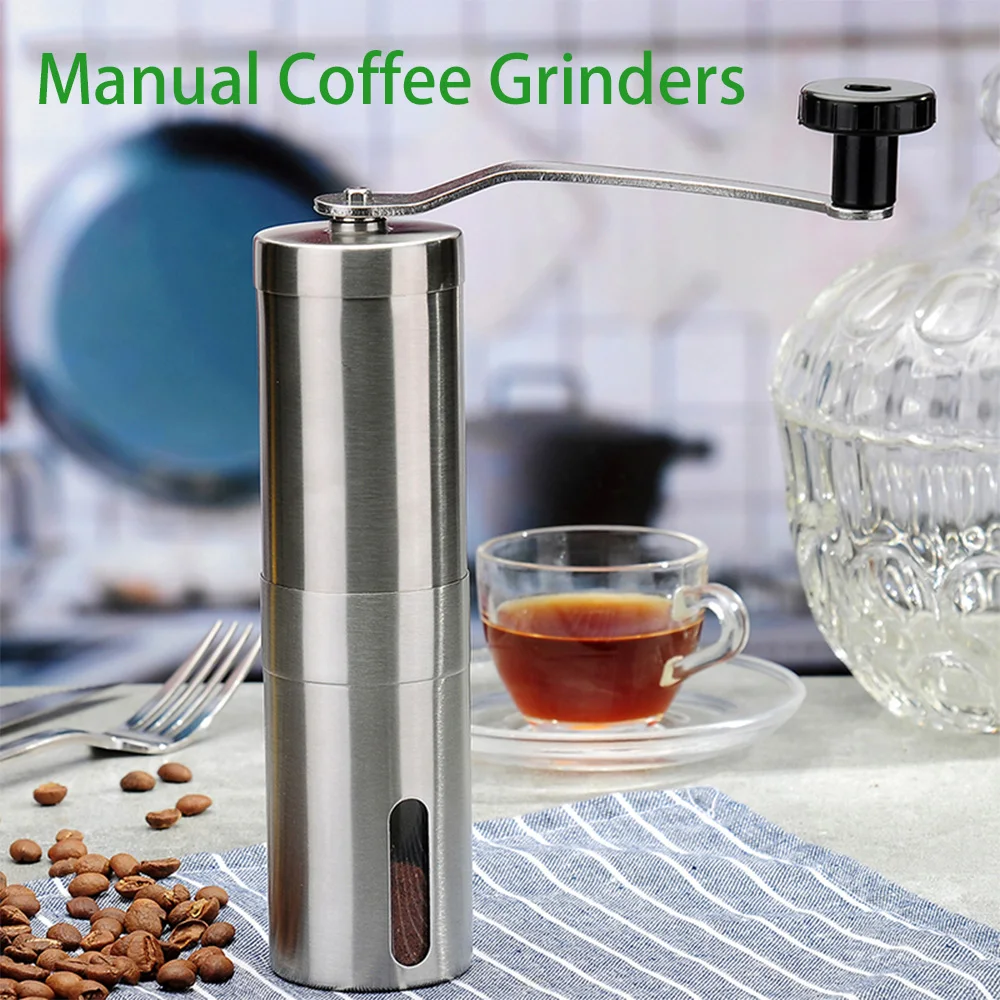 Stainless Steel Manual Coffee Grinder Mini Multifunctional Reusable