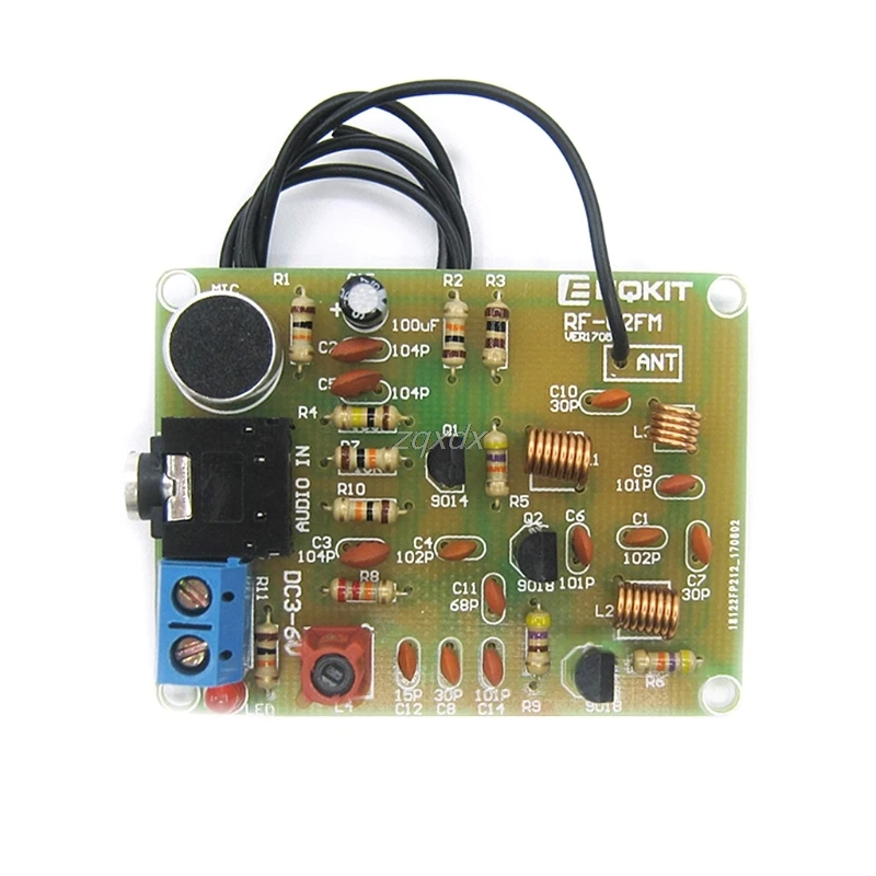 

DIY Kit 88-108MHz FM Transmitter Frequency Modulation Wireless Microphone Suit Z07 Drop ship