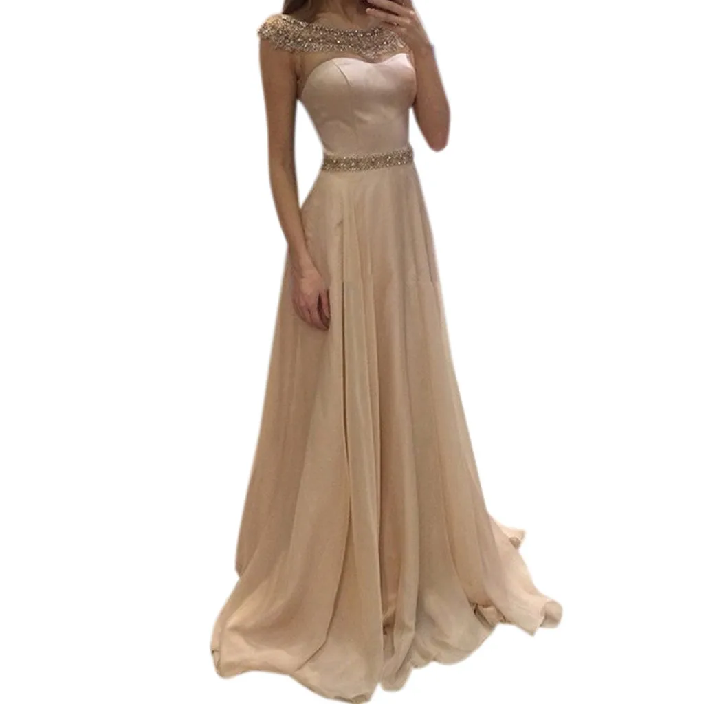 

Women's summer dresses Fashion Sexy Sleeveless O-Nock Casual Sequin Bodycon Cocktail Prom Gown Dress large summer dresses