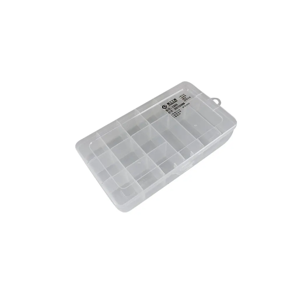 Caja de herramientas de plástico 1205 Caja de Herramientas transparente componentes electrónicos caja de almacenamiento de tornillos cajas de herramientas de plástico electrónico
