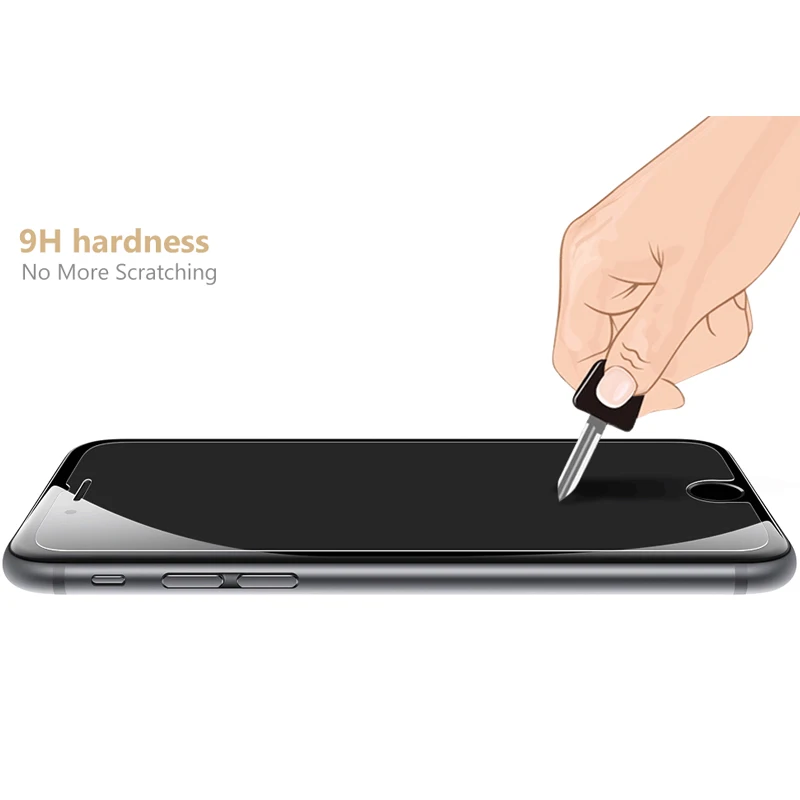 9H закаленное стекло для iPhone Xs Max Xr Взрывозащищенная защитная пленка экрана 8 7 6 plus