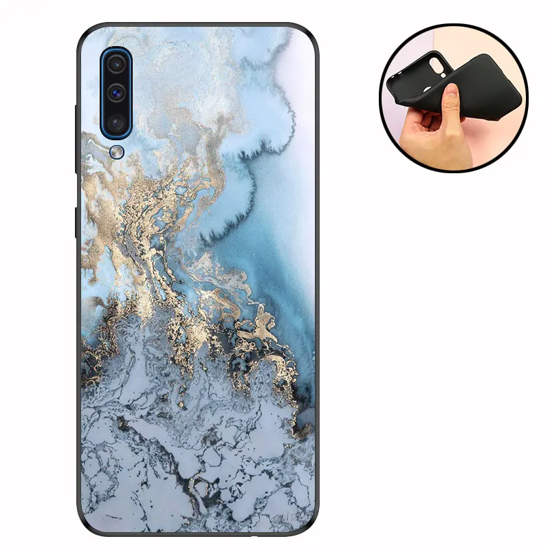 F-DLS Матовый Силиконовый чехол CROWNPRO из ТПУ для Samsung Galaxy A50, чехол для Samsung A50 A505 A505F, чехлы для телефонов - Цвет: F-DLS