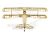 Upgrade Mini Tiger Moth Balsa Wood Model Aircraft Electric Powered RC Airplane 980mm Wingspan Laser Cut Plane Model Kits 5