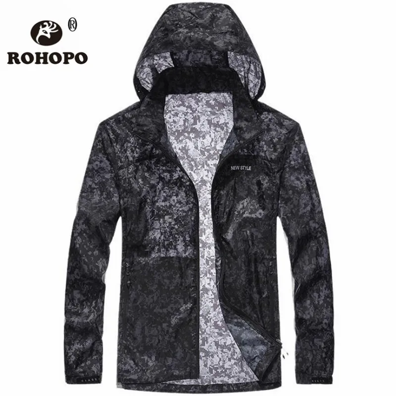 

Camouflage Sunscreen Windbreaker Fashion Brand Design Summer 2019 Out Door Travel Military Wind Breaker Outwear Jackets Male