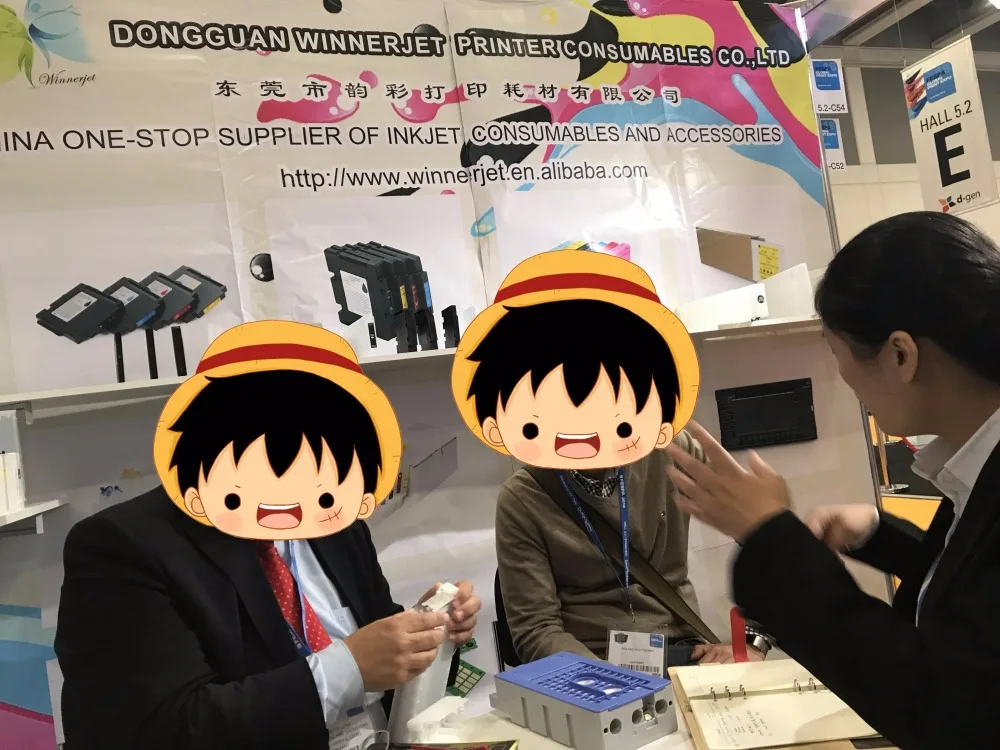 Fespa Berlin 2018 Winnerjet for Sawgrass ink cartridge chips