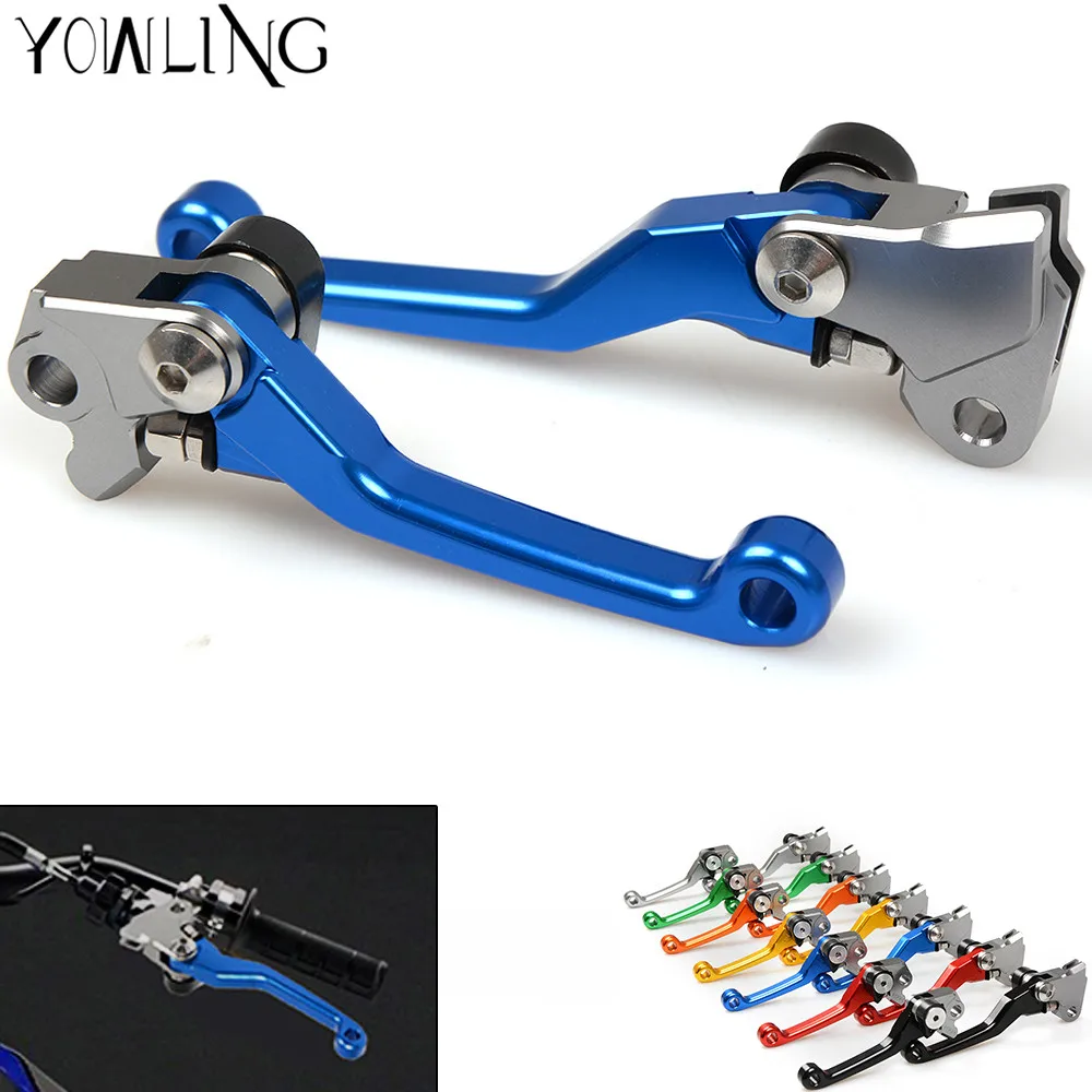 Motorbike brake dirt bike Pivot Brake Clutch Levers Foldable For YAMAHA YZ125 YZ250 2015 2016 Brake Lever Clutch Handle