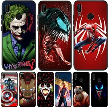 Роскошный чехол Marvel joker venom для huawei P8 P10 P20 P30 mate 10 20 Honor 8 8X 8C 9 10 Lite Plus Pro Чехол Coque Etui Funda cat