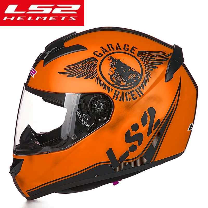 LS2 шлемы полное лицо мотоциклетный шлем FF352 сплошной черный 20 Grahpic цвета мужчины женщины мото гонки каско Capacete LS2 шлемы - Цвет: 12