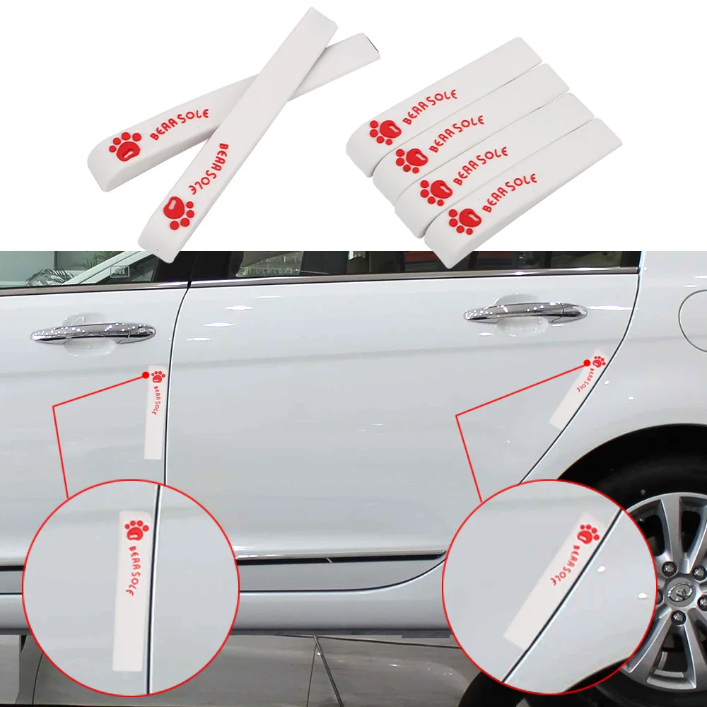 

6Pcs/lot Car Anti-Collision Strip Rearview Mirror Protection Cover Car Door Guard Protector Bumper Anti-Scratch Sticker