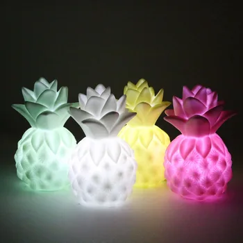 

Creative Night Lights Pineapple Led Lamp Soft Silicone Toy Gift Light High Power Bright Desk Table Decor Night Lamp
