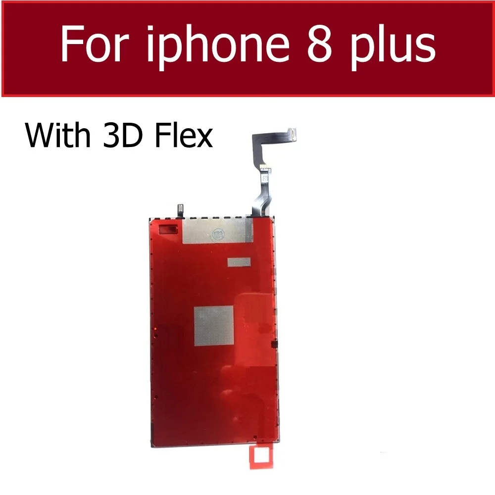 ЖК-дисплей с подсветкой панель для iPhone 6S 7 8 Plus Подсветка ЖК-экрана пленка с 3D сенсорной функцией гибкий кабель Замена