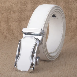 Image 3 - Hot Selling Brand High grade Bentley Unisex Automatic Buckle Belts Men Business Casual Genuine Leather Luxury White Belt for Men