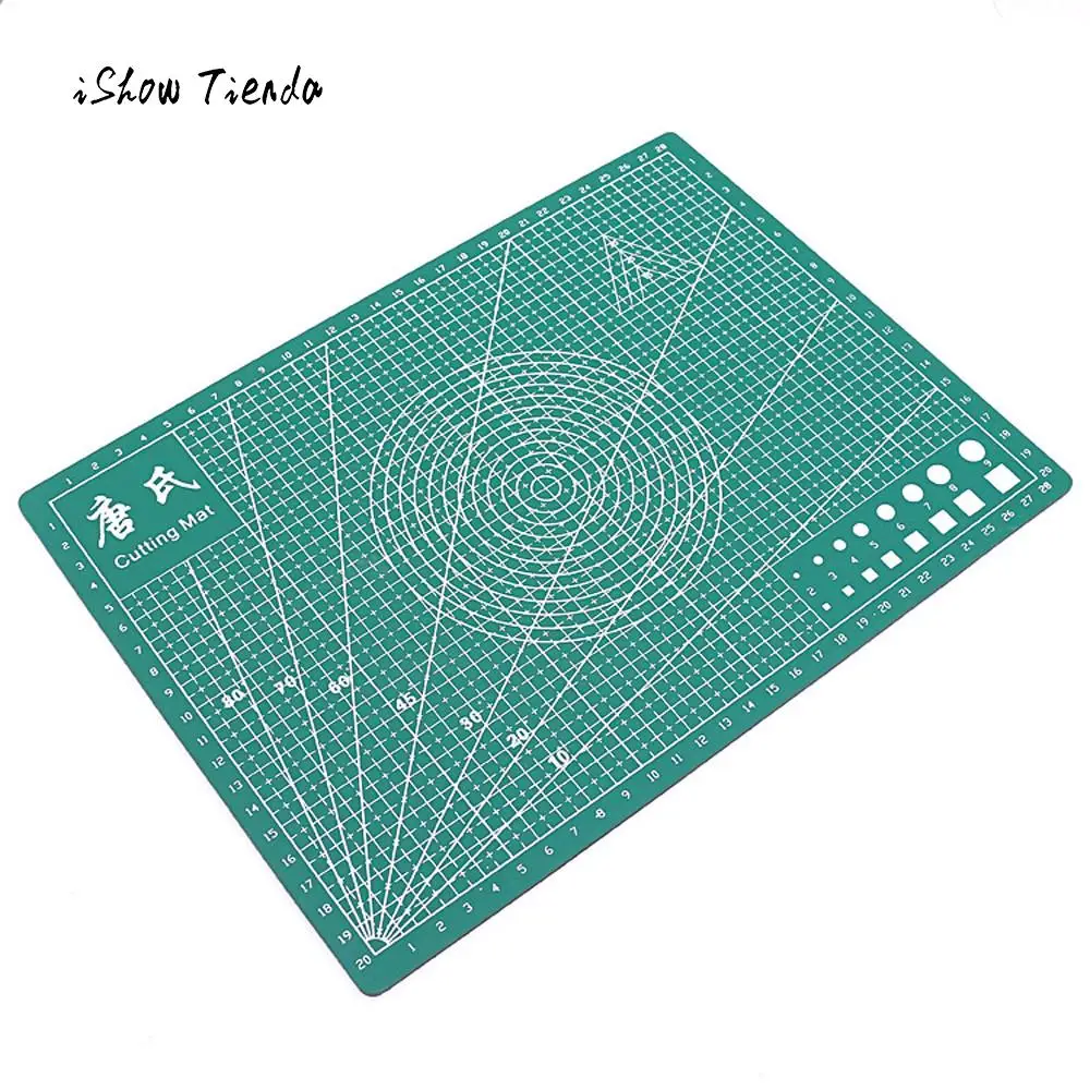 A4 PVC Sculpture Cutting Mat Self Healing Printed Grid Lines Board