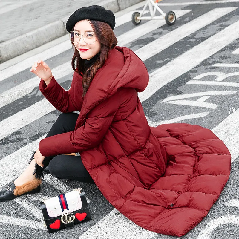 SVESIA Winter Women's Parkas Coat Jacket 2018 Sweet Fashion Women Parka Coats Jackets Overcoat Outerwear